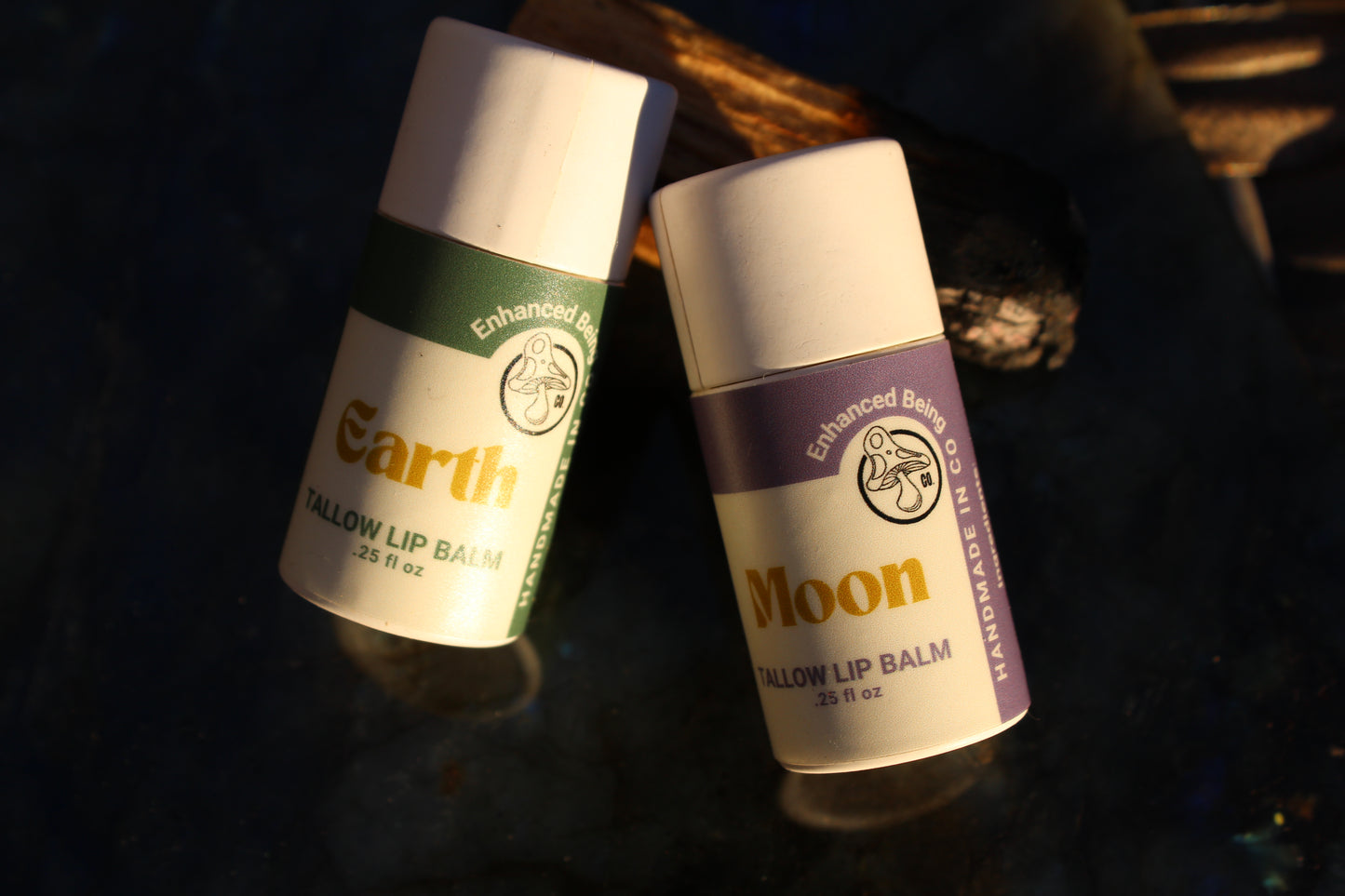 Earth + Moon Ritual Lip Balm Duo